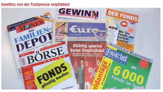 Invextra von Presse empfohlen